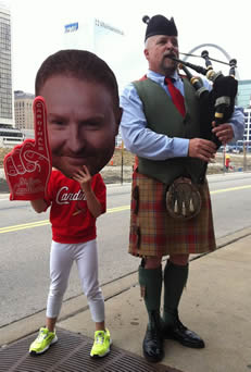 Hire a bagpiper for your special ocassion in the Ozarks